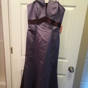 Two Tone Purple Gown by WTOO Size 10 NWT